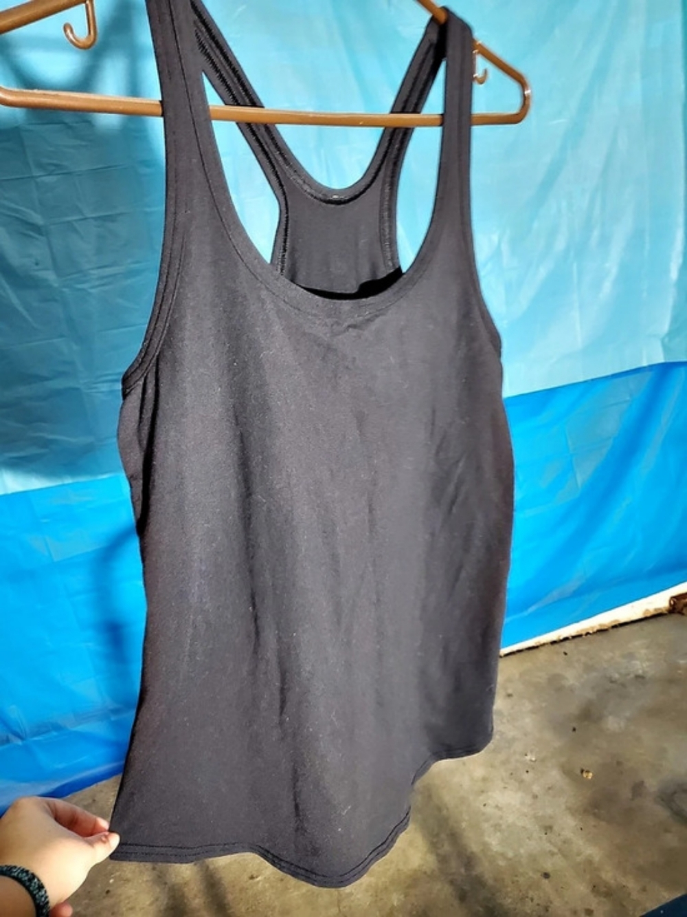 lululemon Cool Racerback Black Athletic Tank Top